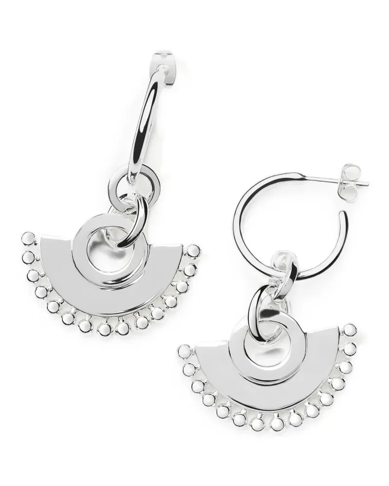 Missoma Zenyu Fan Creolen - Silber Silber