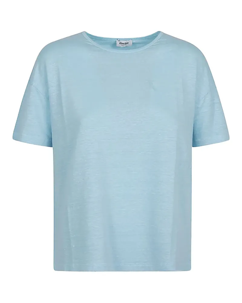 BASE Milano Blaues T-Shirt Blau