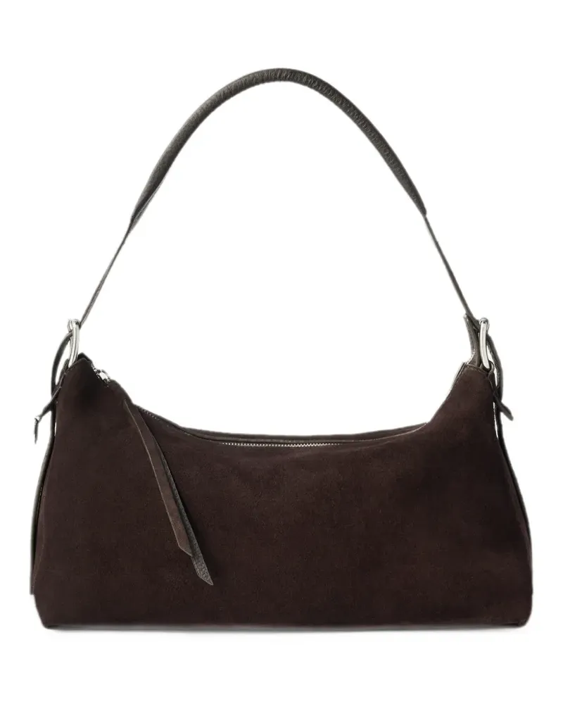 Christophe Lemaire Schultertasche mit Gürtel - Braun Braun