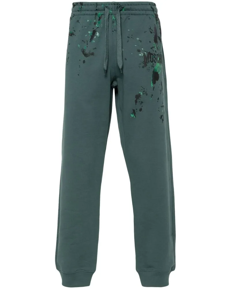 Moschino Jogginghose mit Logo-Print - Grün Grün