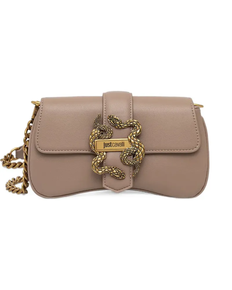 Just Cavalli Iconic Snakes Umhängetasche - Nude Nude