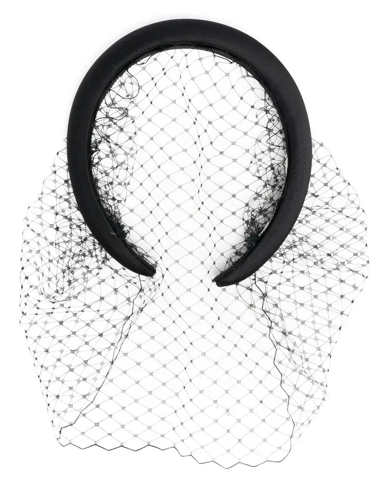Jennifer Behr Haarreif in Netzoptik - Schwarz Schwarz