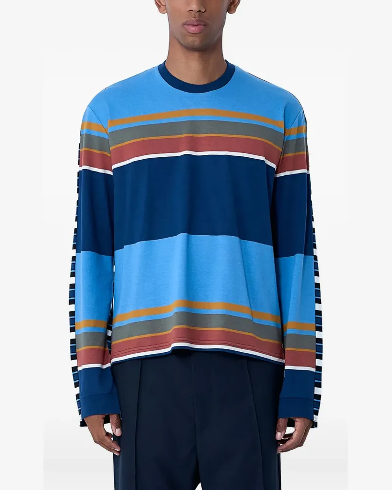 Marni Klassisches Langarmshirt - Blau Blau