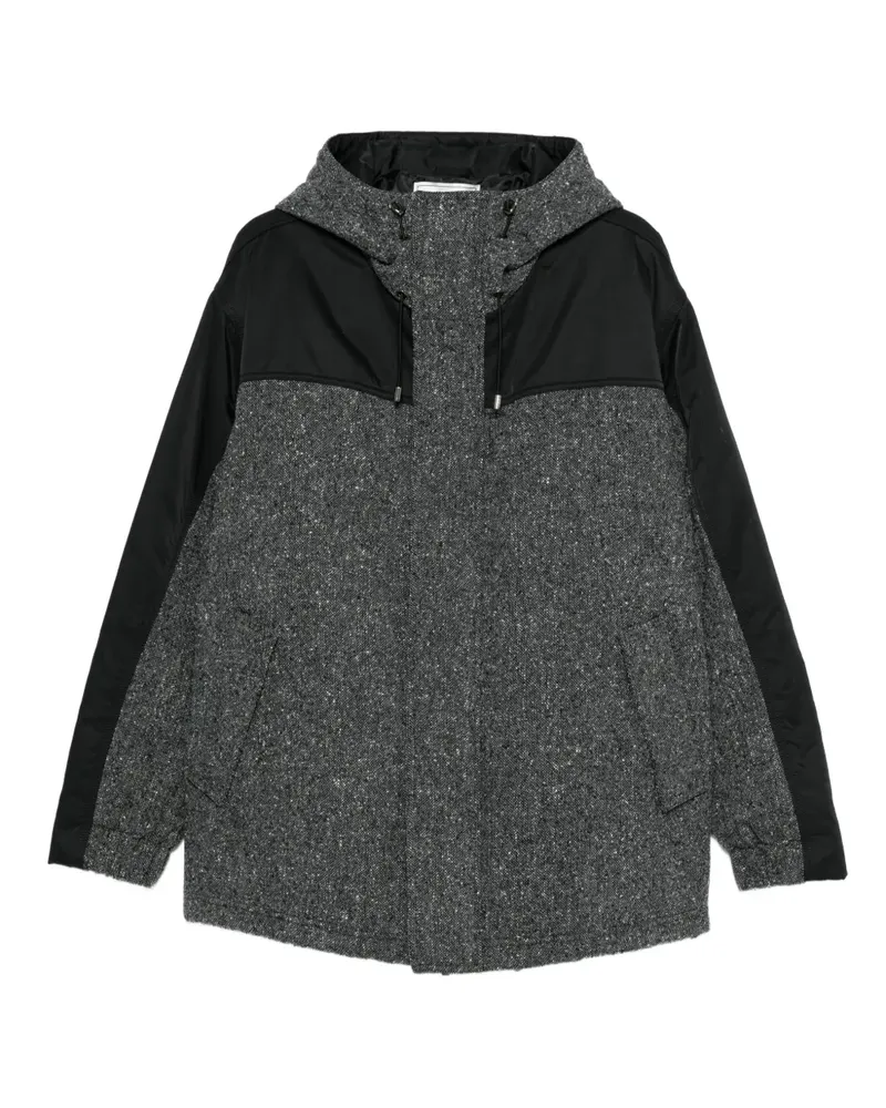 Iceberg panelled hooded jacket - Grau Grau