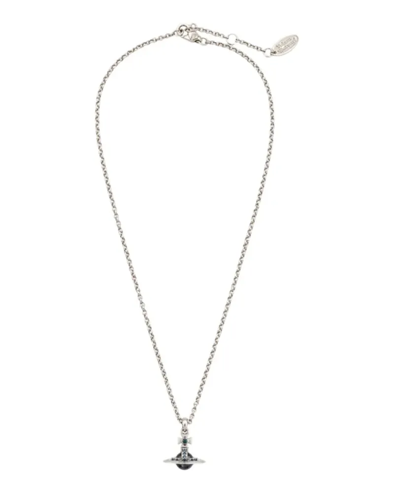 Vivienne Westwood New Petite Orb Halskette - Silber Silber