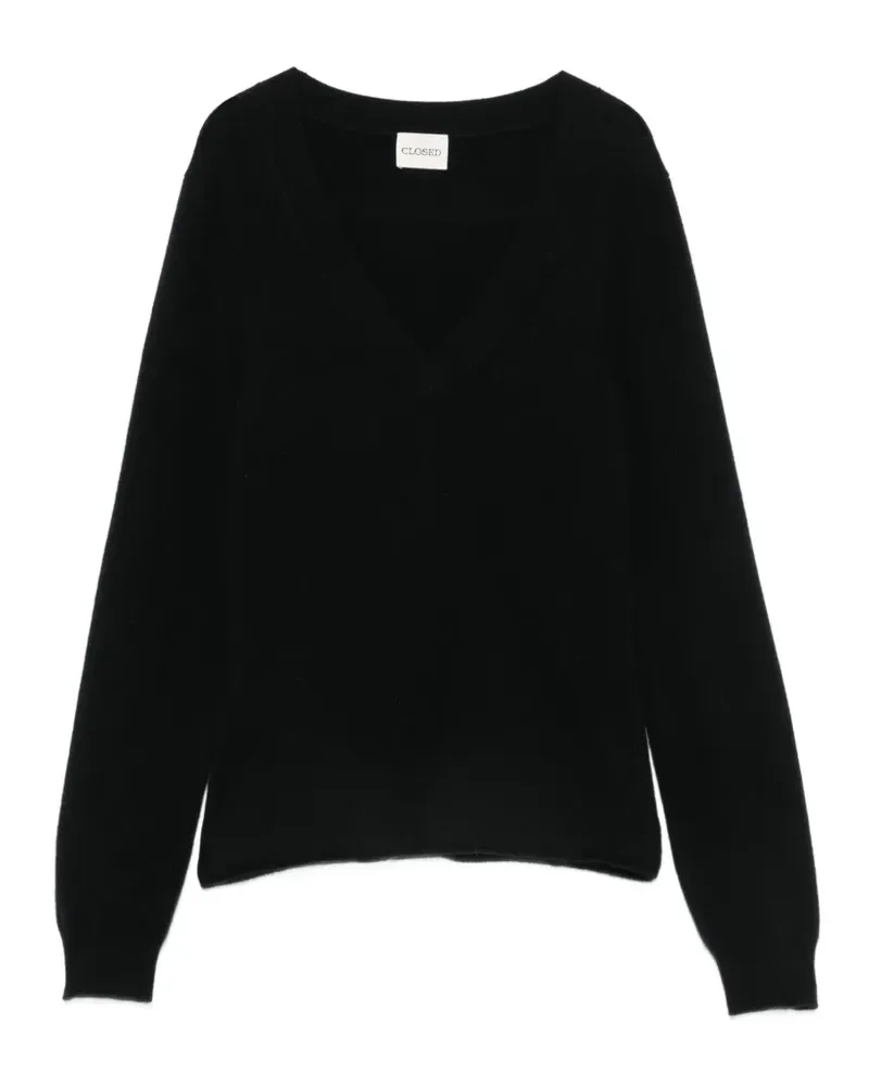 Closed Pullover mit V-Ausschnitt - Schwarz Schwarz