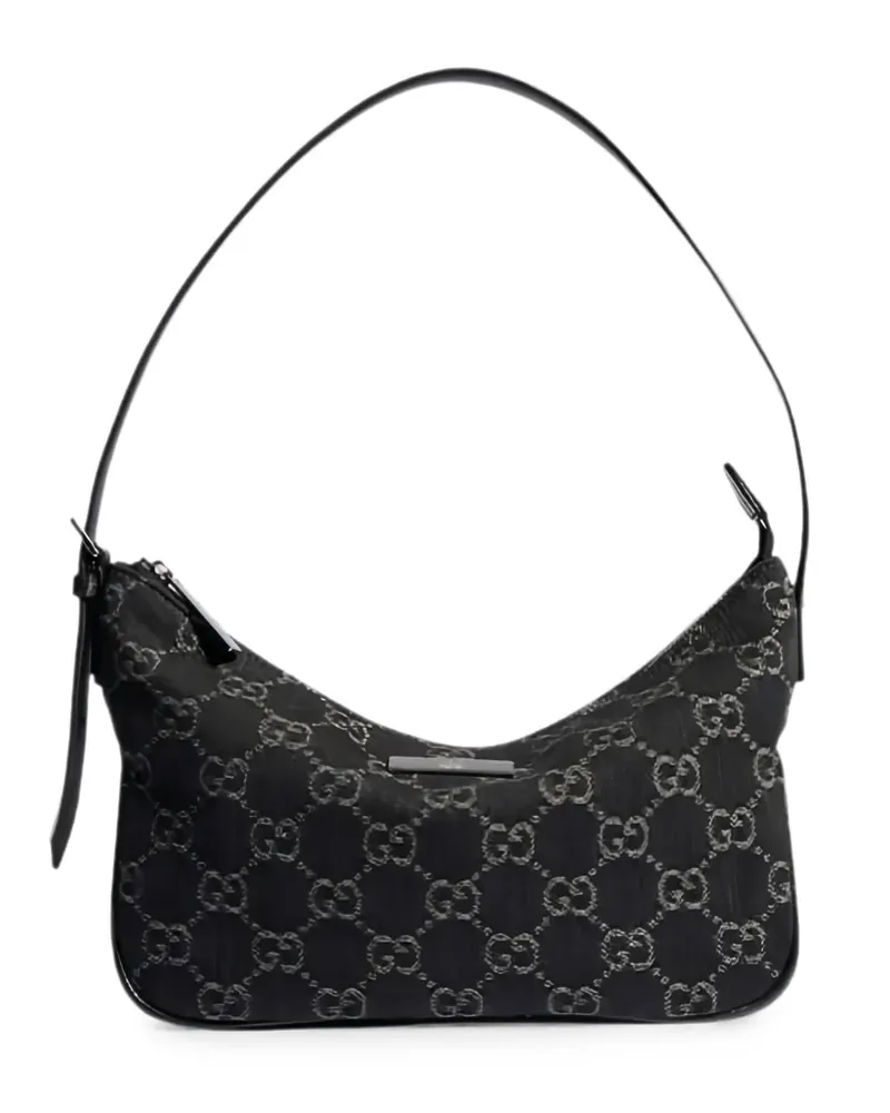 Gucci Kleine Lady Lunetta Schultertasche - Schwarz Schwarz