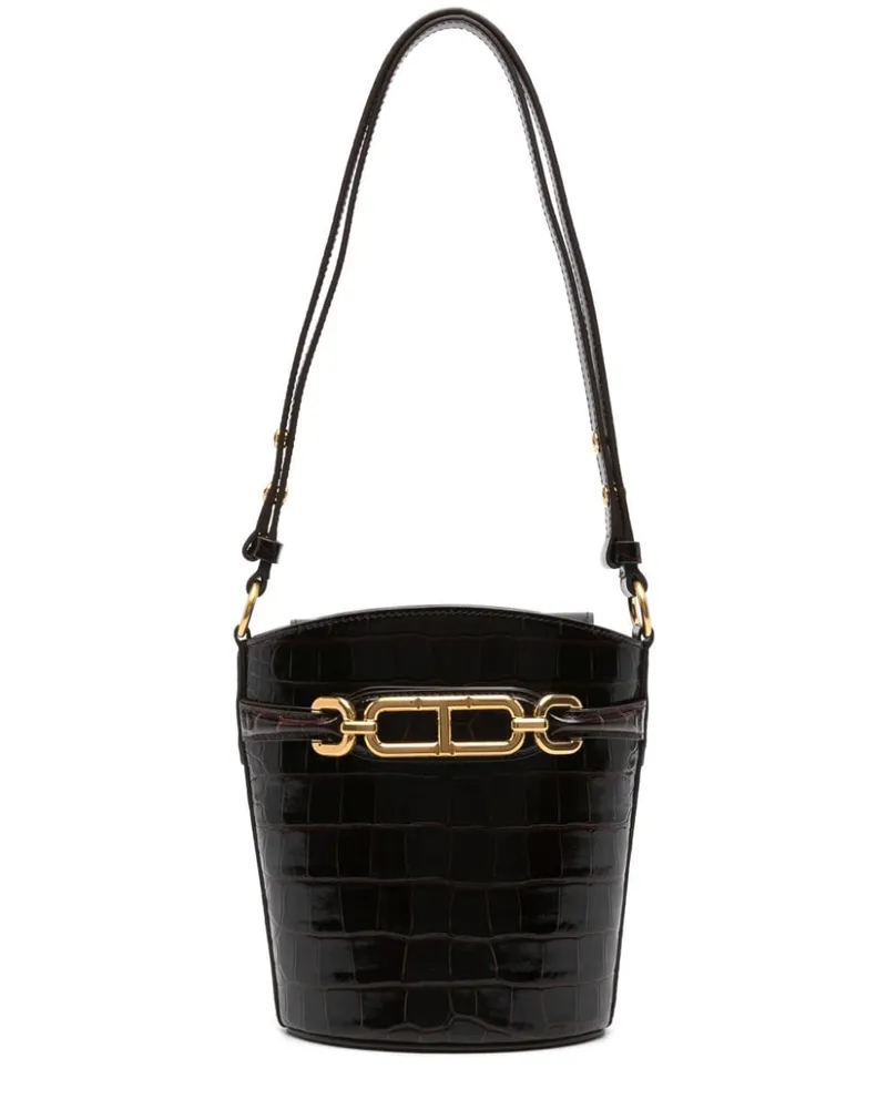 Tom Ford Kleine Whitney Beuteltasche - Braun Braun