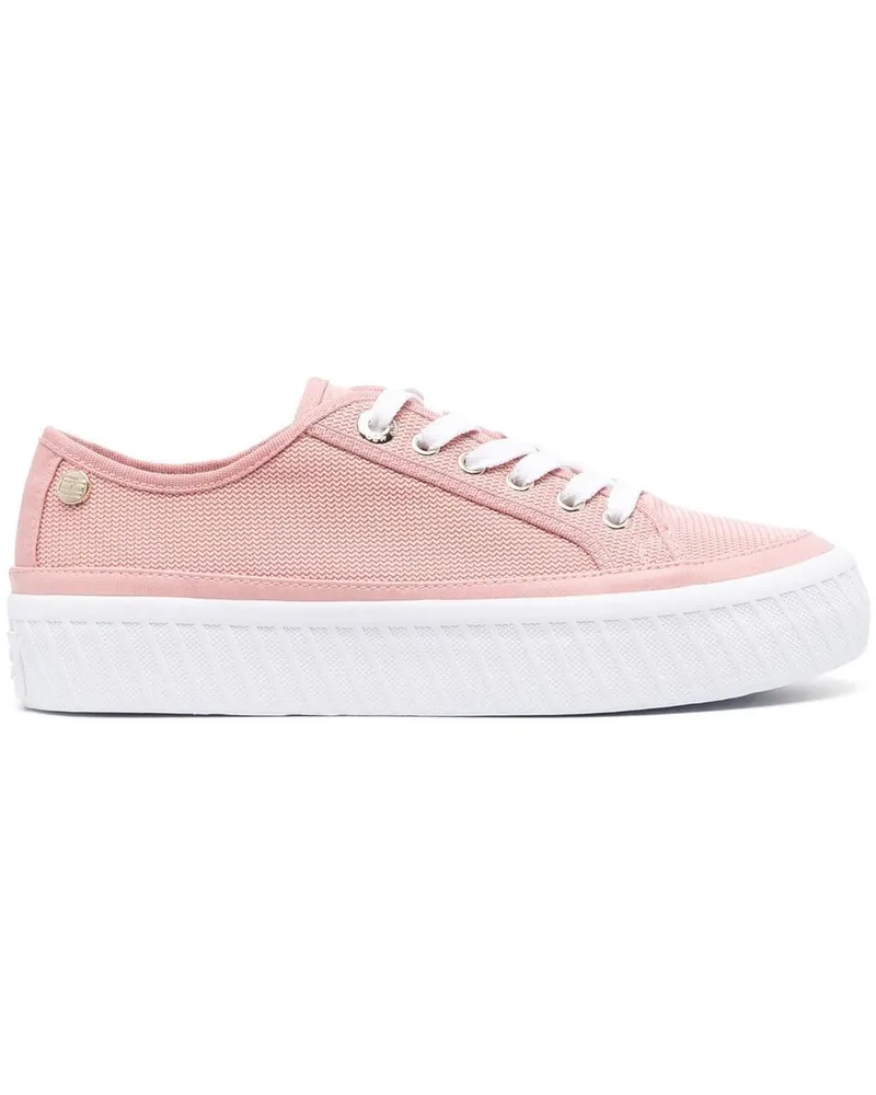 Tommy Hilfiger Sneakers mit Plateausohle Rosa