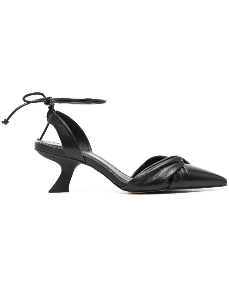 CARRANO Pumps mit Schnürung 50mm - Schwarz Schwarz