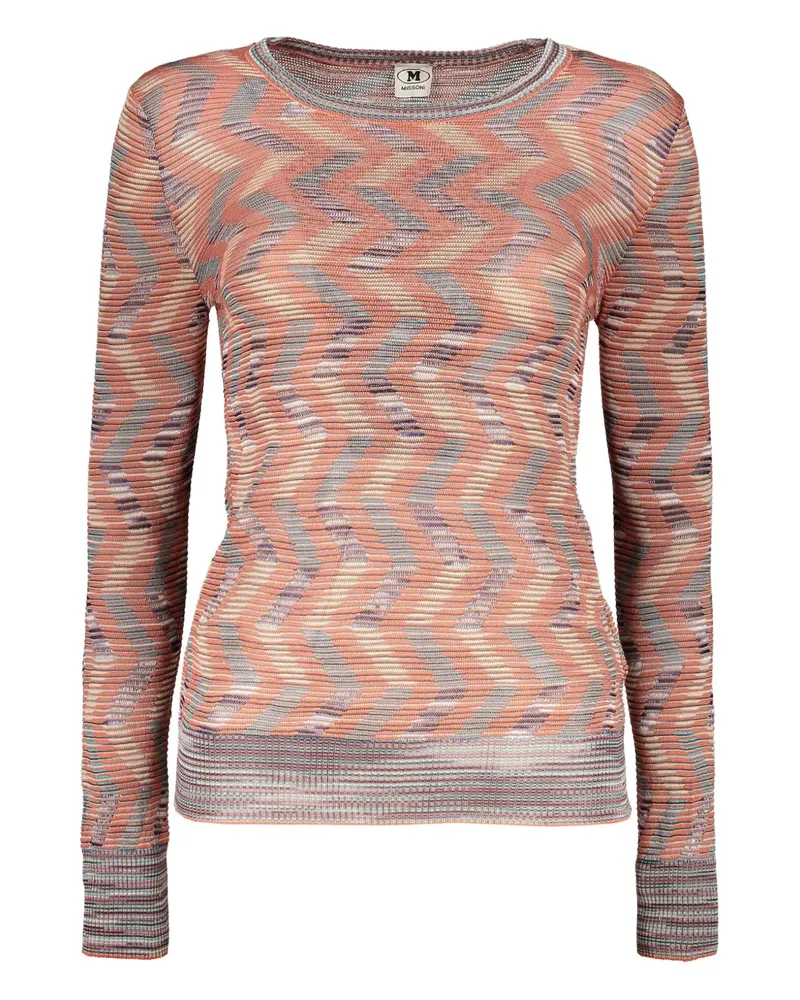 Missoni Pullover mit Zickzackmuster - Orange Orange