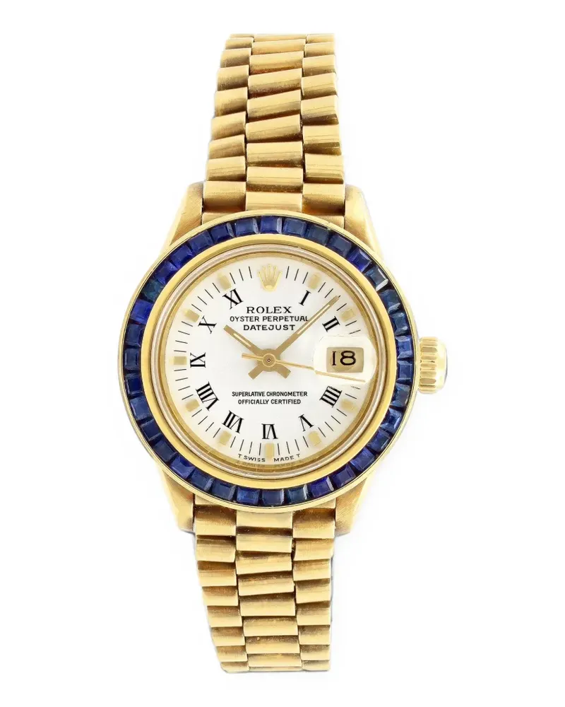 Rolex Datejust Armbanduhr mit Saphir 26mm - Weiß Weiß
