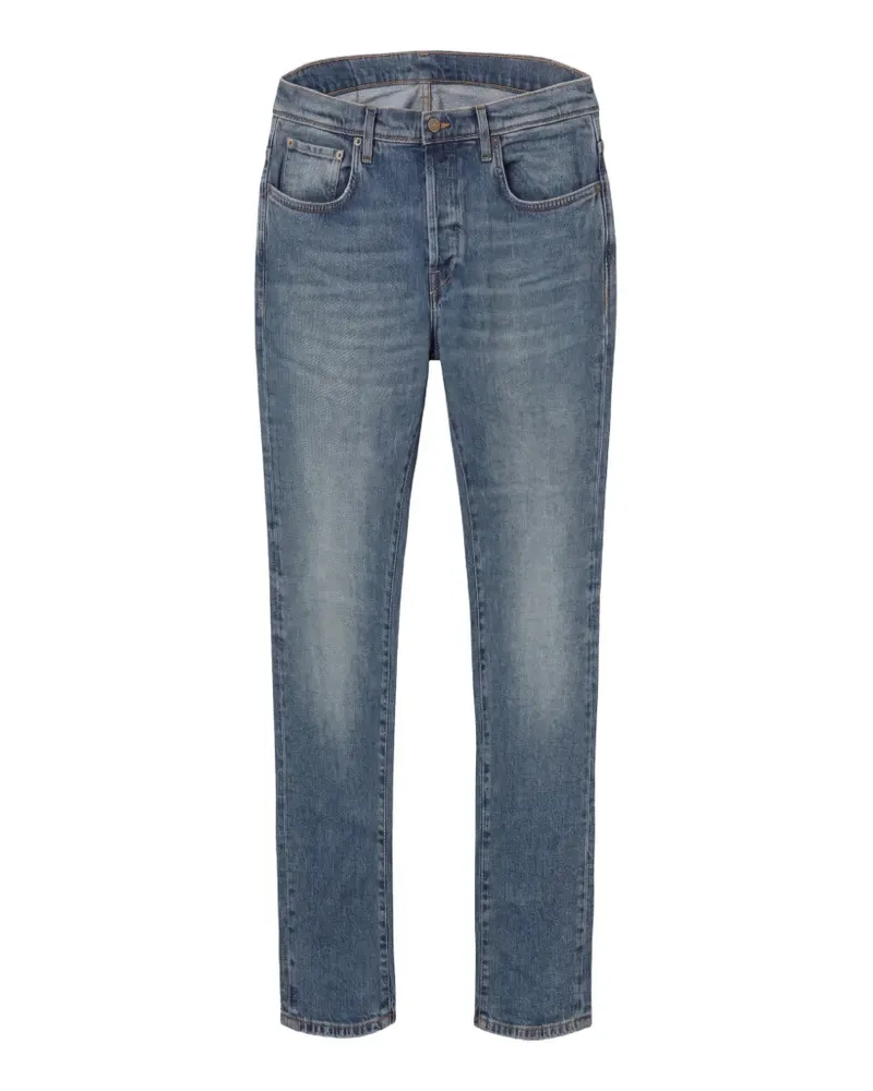 Slowear Ausgeblichene Straight-Leg-Jeans - Blau Blau