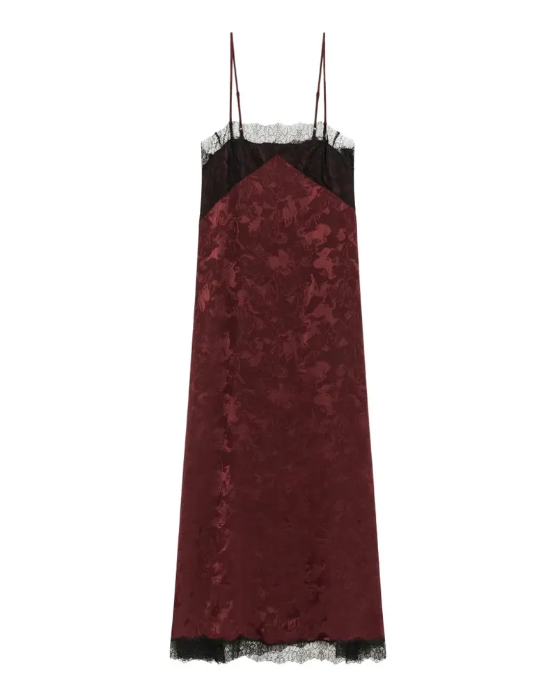 Zadig & Voltaire Ridar Midikleid aus Seide - Rot Rot