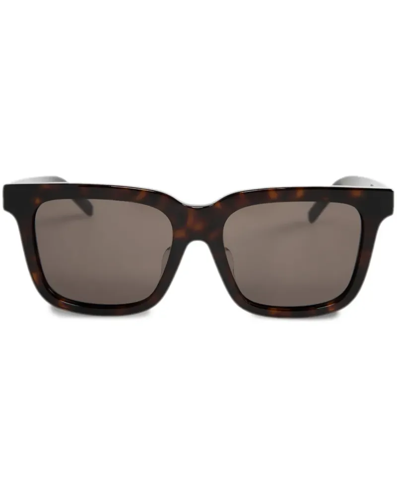 Givenchy Sonnenbrille mit eckigem Gestell - Braun Braun