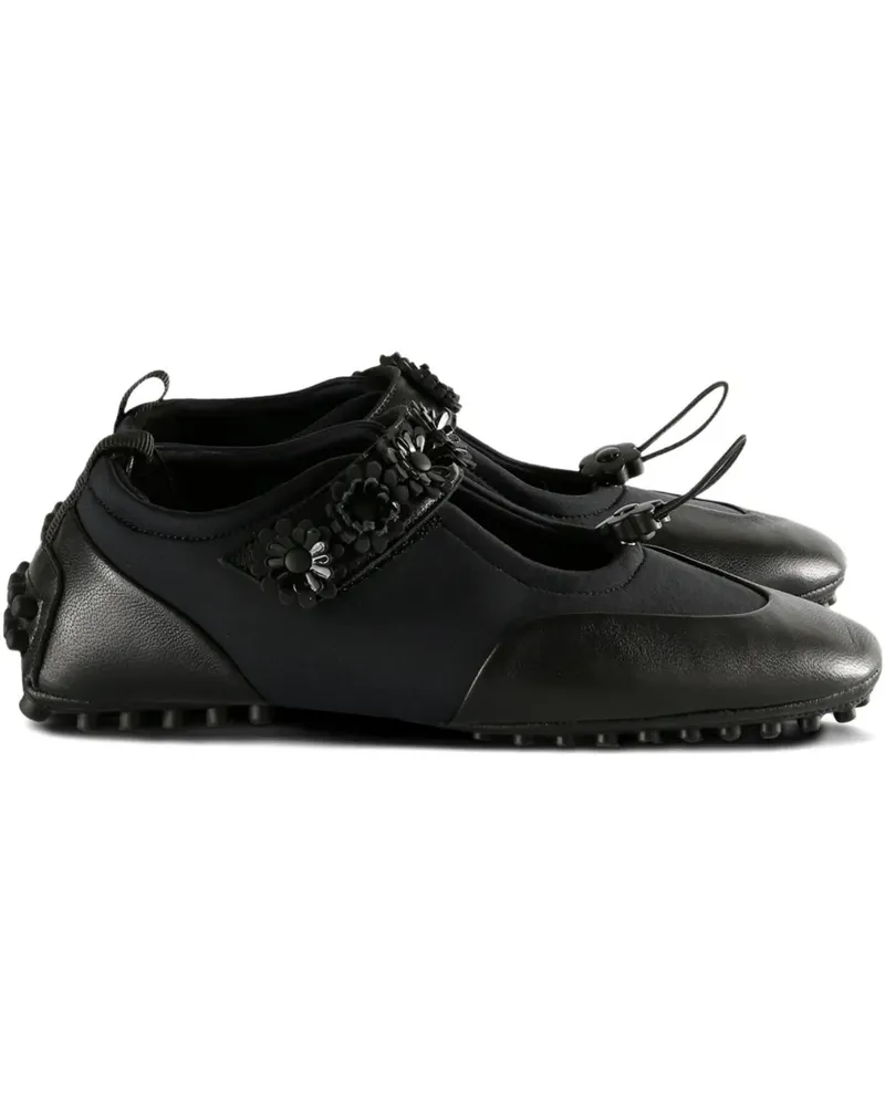 Cecilie Bahnsen embellished ballet flats - Schwarz Schwarz