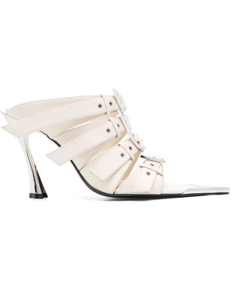 Thierry Mugler Fang Sandalen 95mm - Nude Nude