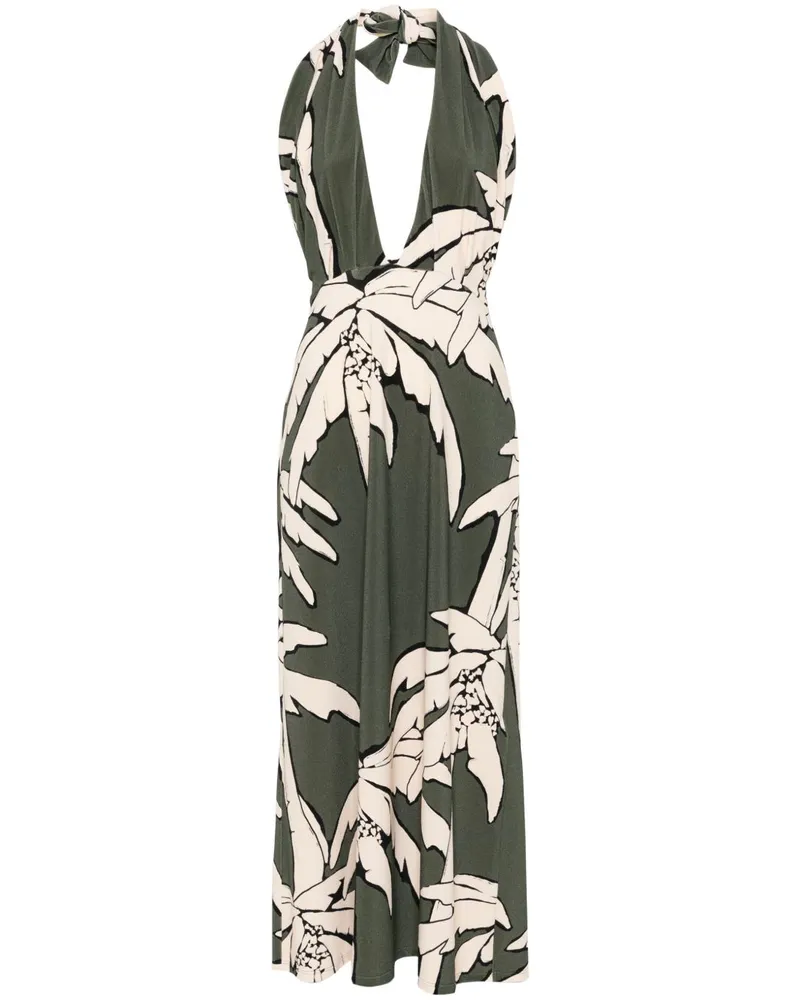 Johanna Ortiz Oceanic Mantra Midikleid - Grün Grün