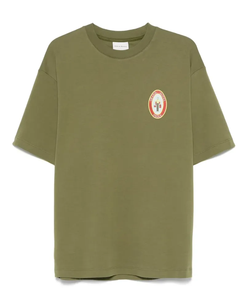 Drôle de Monsieur T-Shirt mit grafischem Print - Grün Grün