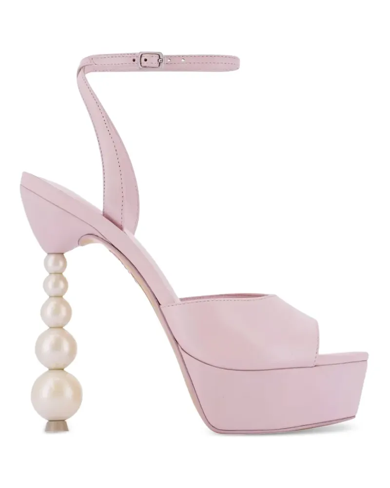Sophia Webster Perla Plateau-Sandalen - Rosa Rosa