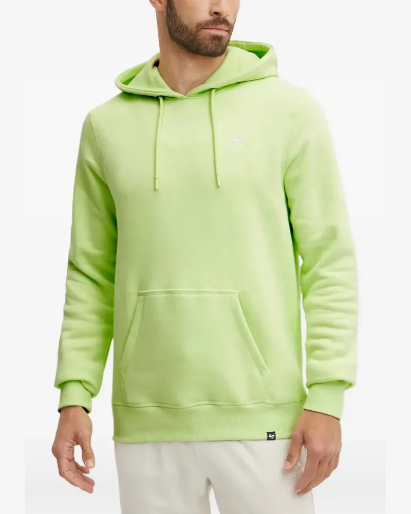 '47 MLB New York Yankees logo-embroidered drawstring hoodie - Grün Grün