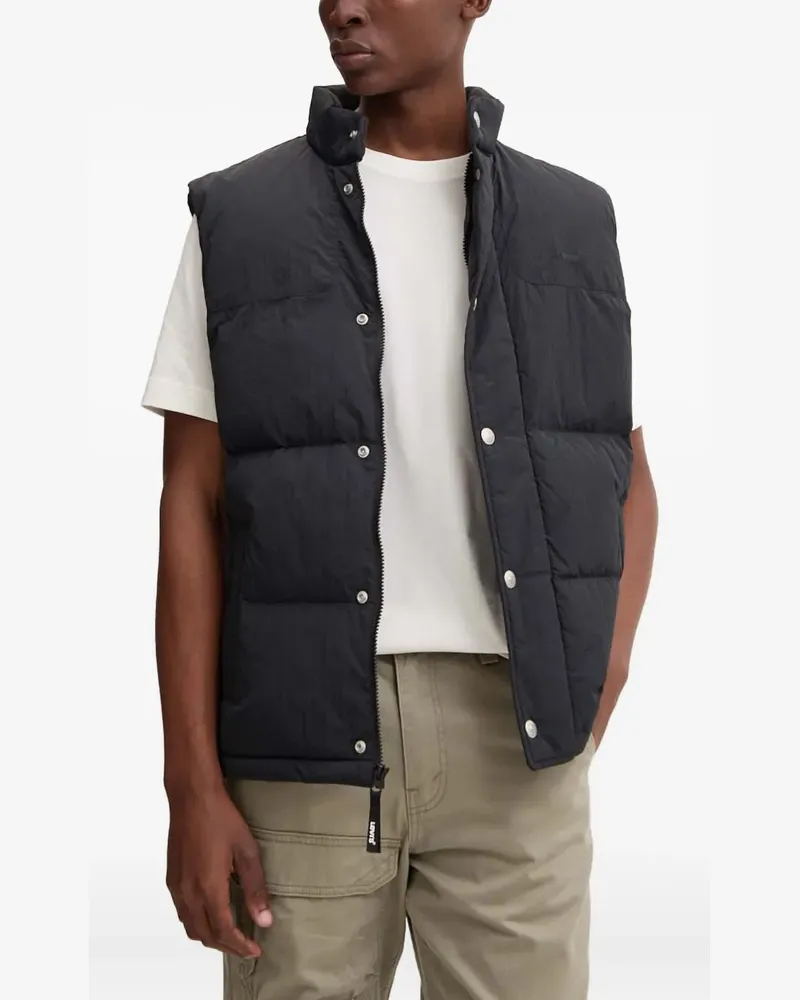 Levi's buttoned padded gilet - Schwarz Schwarz
