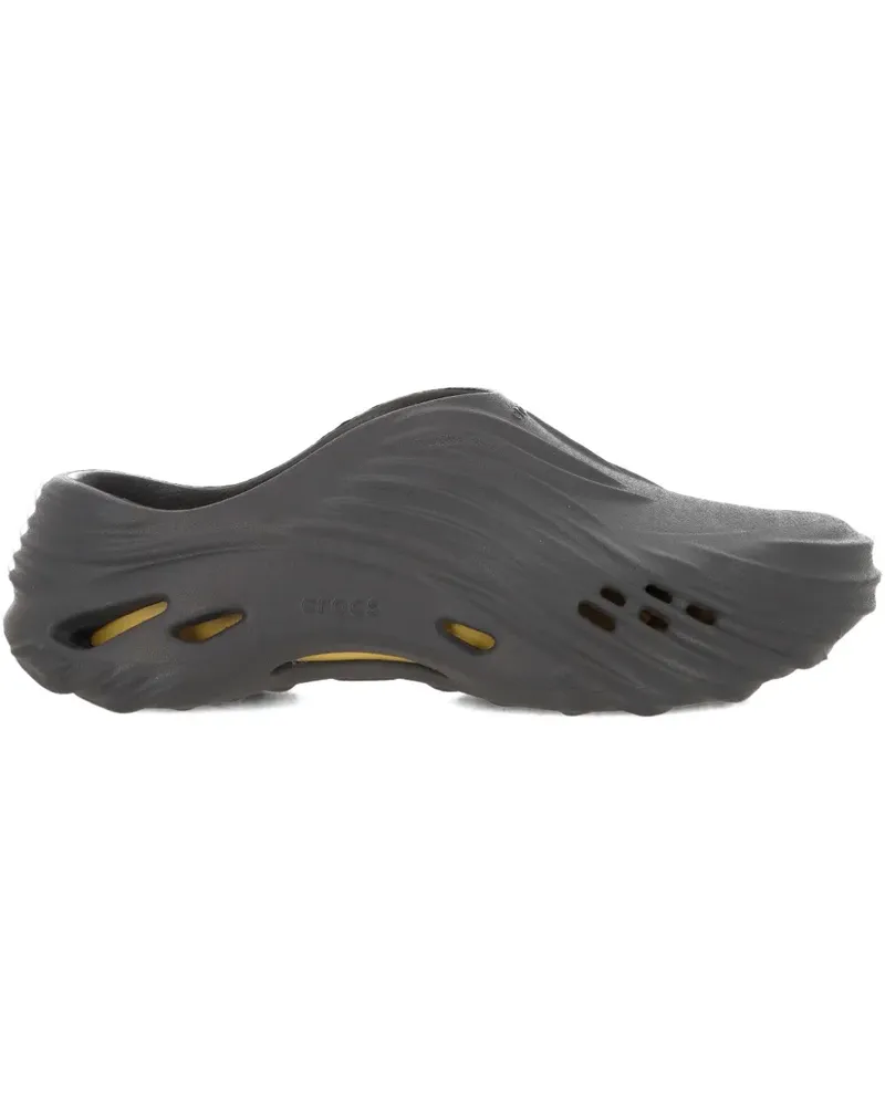 Crocs Echo Wave Pantoletten - Schwarz Schwarz