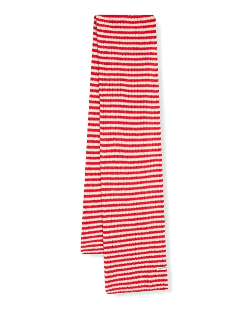 Marc O'Polo striped scarf - Rot Rot