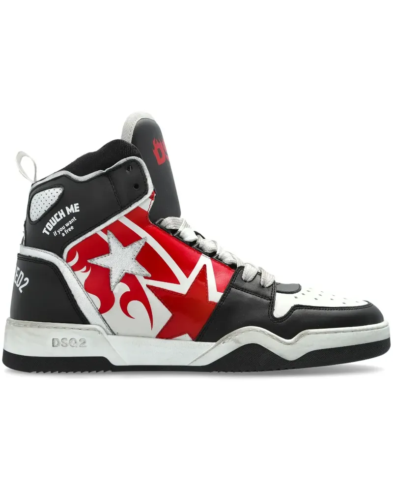 Dsquared2 Spiker Sneakers - Schwarz Schwarz