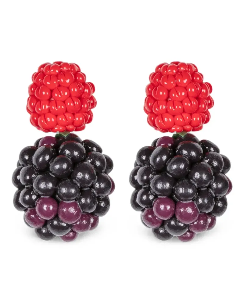 Jennifer Behr Frambroise Beeren-Ohrringe - Rot Rot