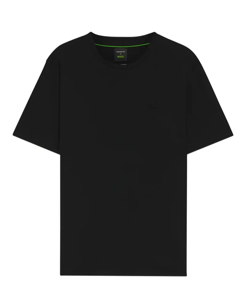 HUGO BOSS T-Shirt mit rundem Ausschnitt - Schwarz Schwarz