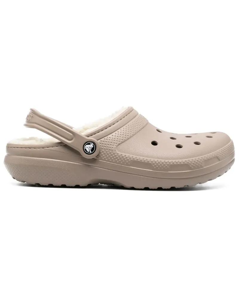 Crocs Klassisch Lined Slingback-Clogs - Nude Nude