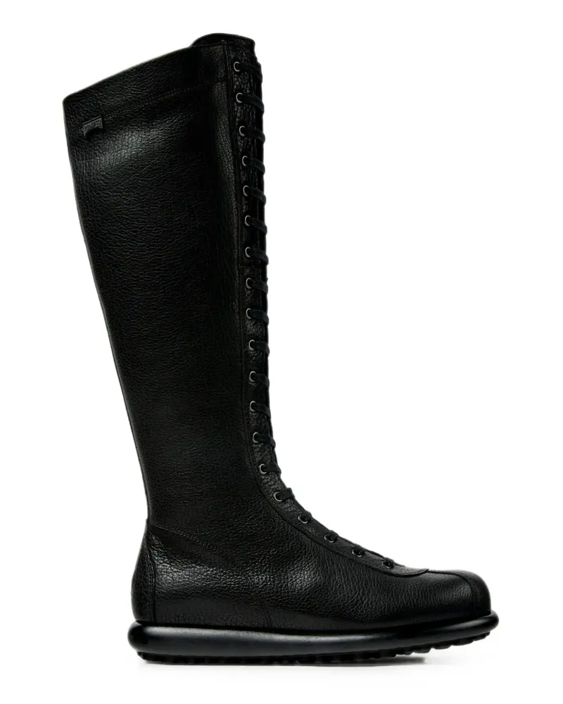 Camper Kniehohe Pelotas Ariel Stiefel - Schwarz Schwarz
