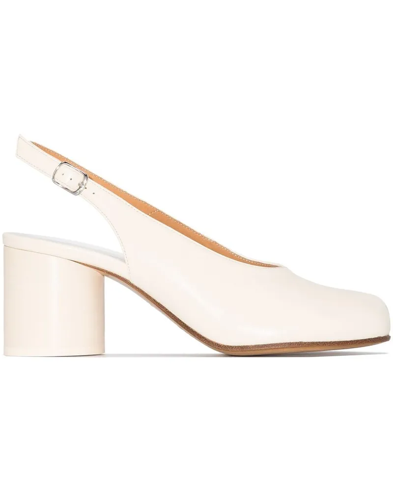 Maison Margiela Tabi Slingback-Pumps 60mm - Weiß Weiß