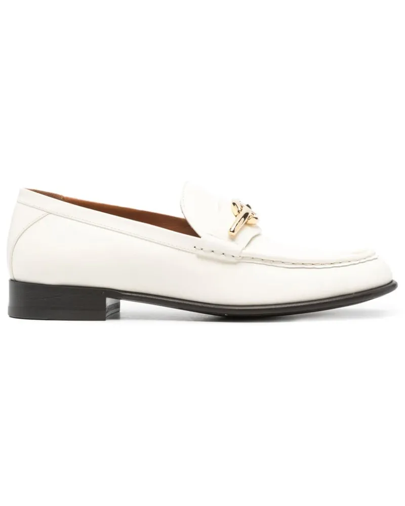 Valentino Garavani Loafer mit V-Logo - Nude Nude