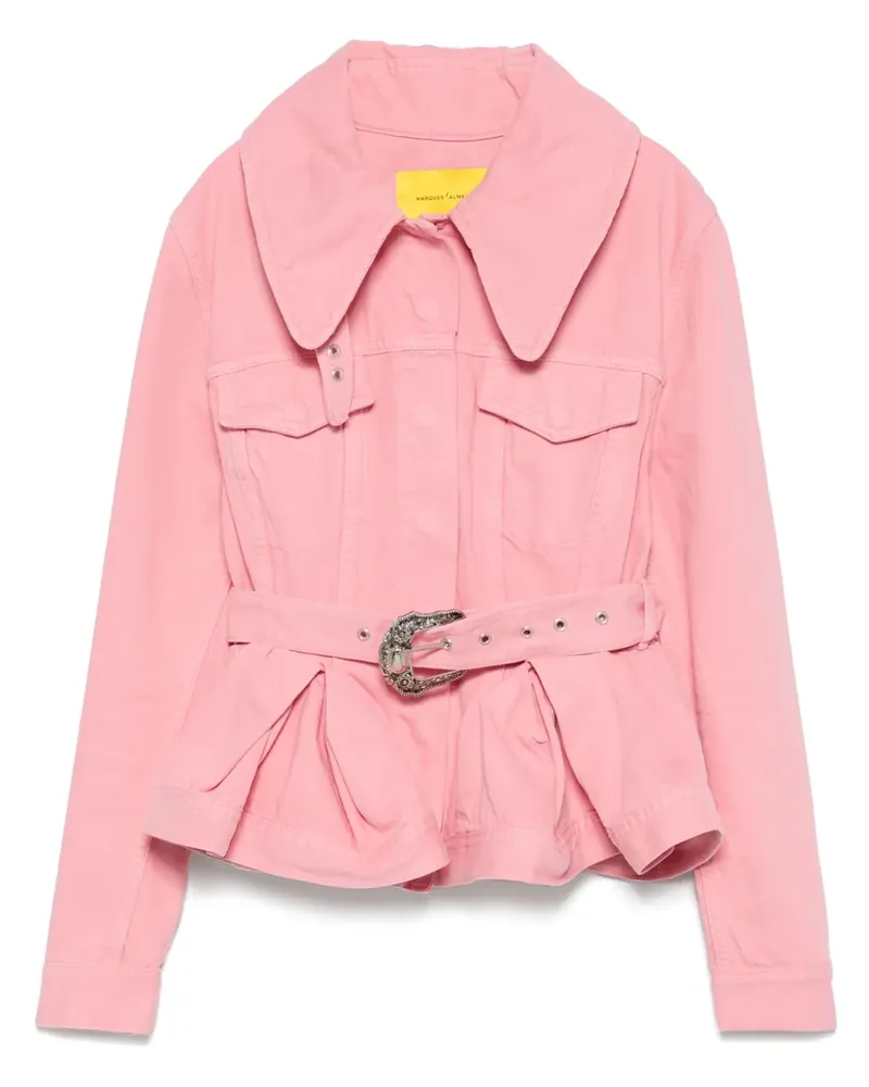 Marques ' Almeida Jacke mit Gürtel - Rosa Rosa