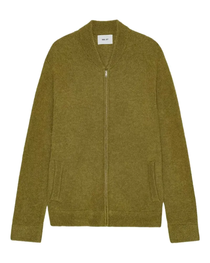 NN 07 Boris zip bomber jacket - Grün Grün
