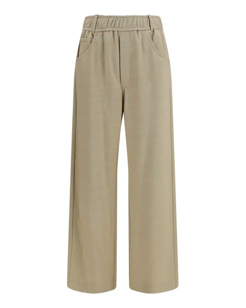 Brunello Cucinelli straight-leg track pants - Nude Nude