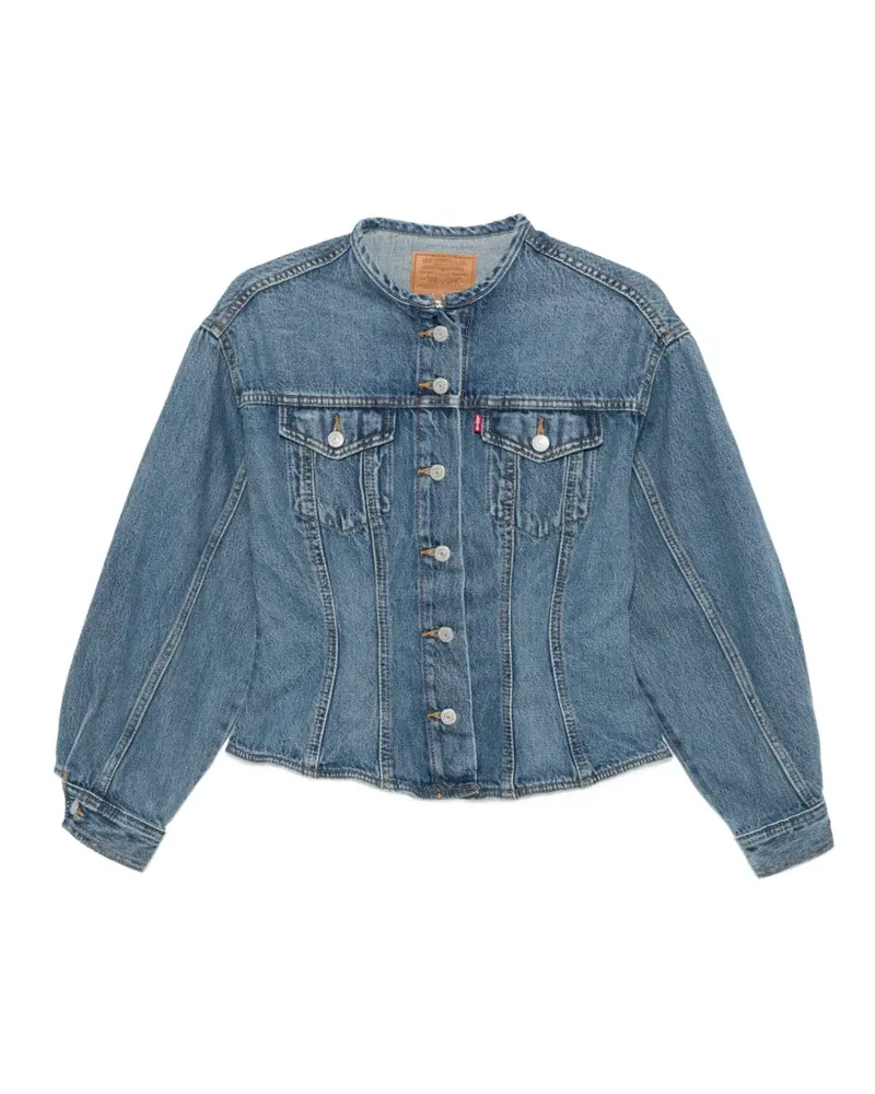 Levi's sculpted trucker jacket - Blau Blau