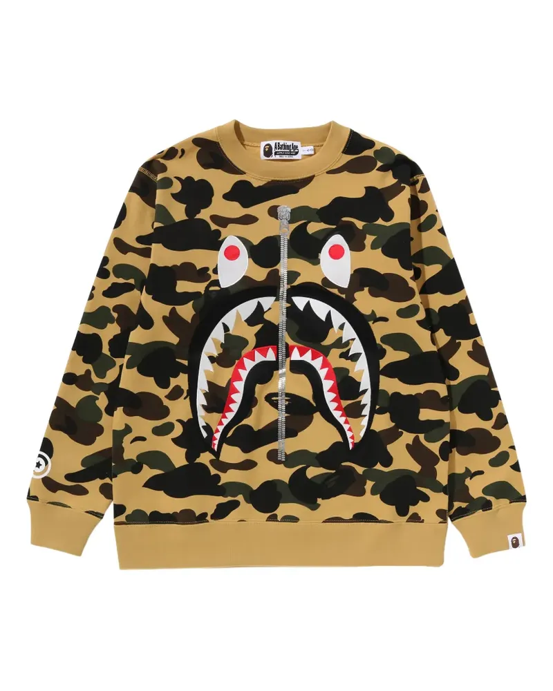 BAPE 1st Camo Shark Sweatshirt - Nude Nude
