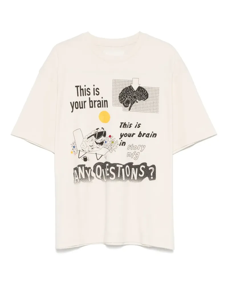 STORY mfg. Grateful T-Shirt - Nude Nude