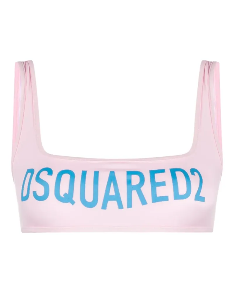 Dsquared2 Bandeau-Bikinioberteil - Rosa Rosa