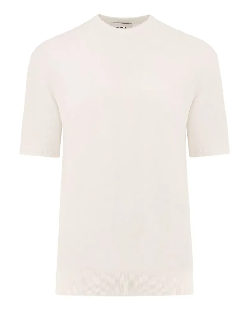 Alpha Studio T-Shirt mit Rundhalsausschnitt - Nude Nude