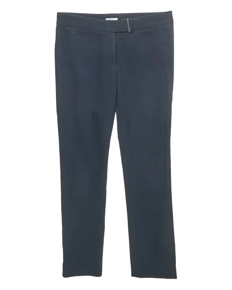 Brunello Cucinelli Cropped-Hose mit Seitentaschen - Blau Blau