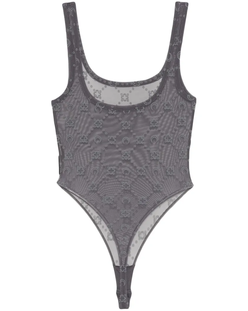 Marine Serre Body mit Monogramm - GR70 STONE GREY Gr70