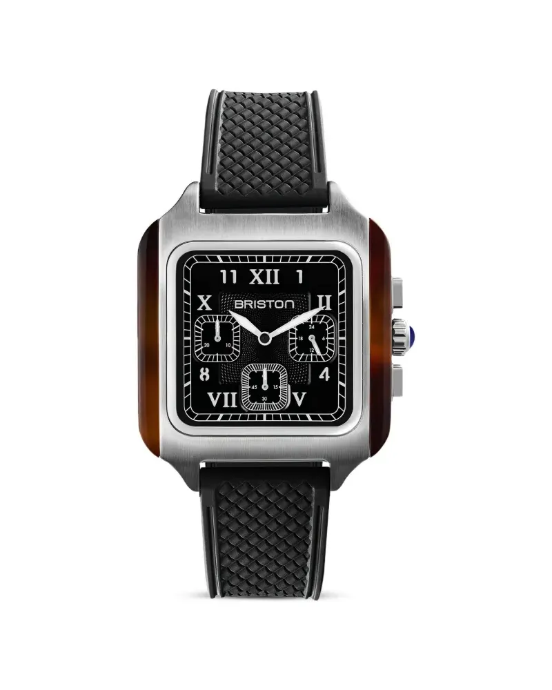 BRISTON Streamliner Kennedy Chronographe 38,5mm - Schwarz Schwarz