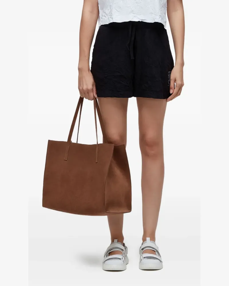 Osklen Shorts mit Knitteroptik - Schwarz Schwarz