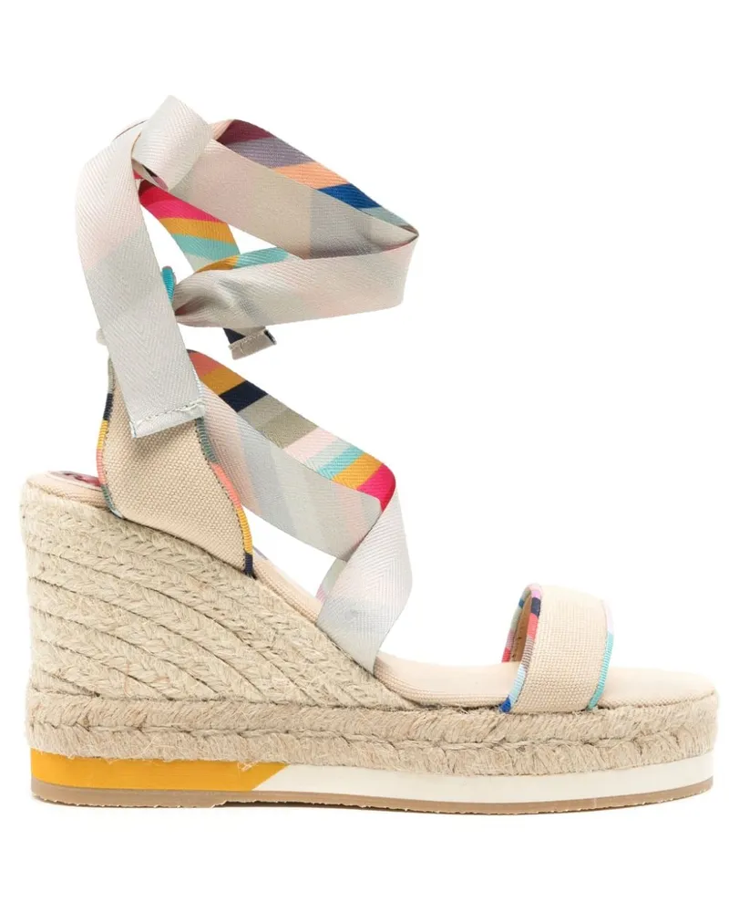 Paul Smith Quilan Sandalen mit Swirl-Print 50mm - Nude Nude