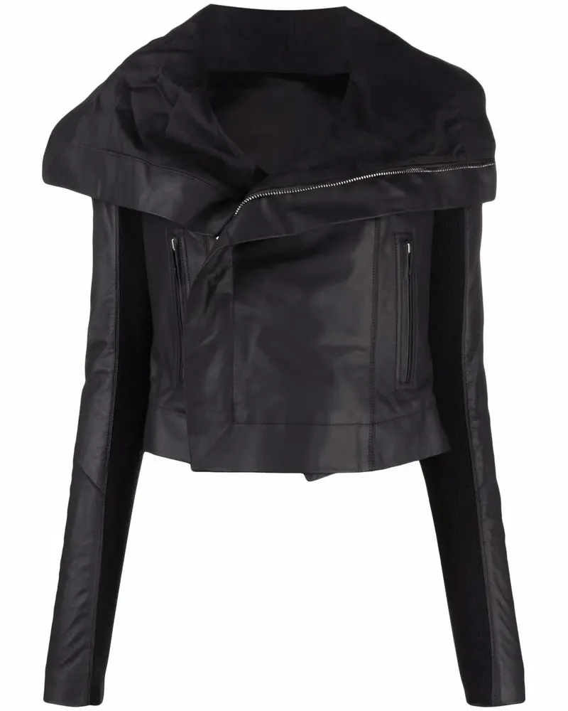 Rick Owens Jacke mit Reißverschluss - Schwarz Schwarz