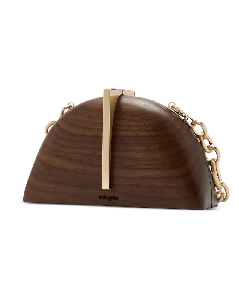 Cult Gaia Laguna Clutch mit Kette - Braun Braun